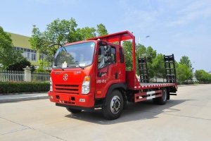 這款國六挖機平板運輸車很火，關(guān)注沒？